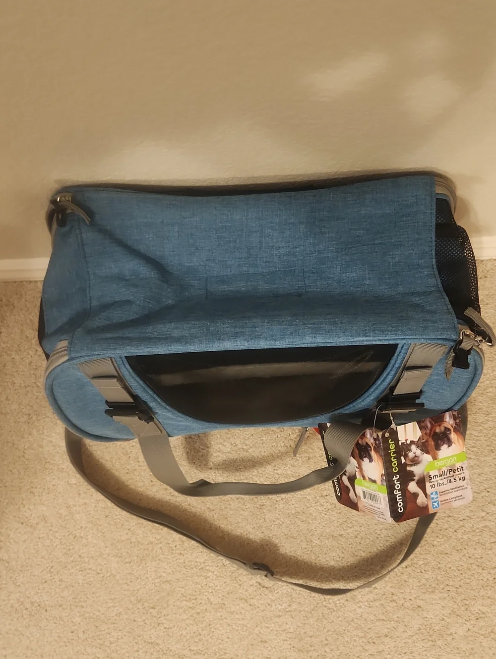 Bergan Comfort Carrier Soft Pet Carrier For Small Pets New With Tags